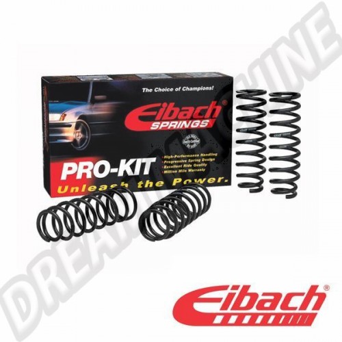 Kit de 4 Ressorts courts EIBACH pour Golf 1 ->86 WC412E8501140 Sur www.dream-machine.fr