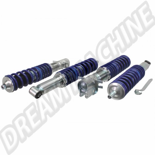 Kit Amortisseurs Combinés filetés double réglage pour Golf 1 et Scirocco WC412JOM741006 Sur www.dream-machine.fr