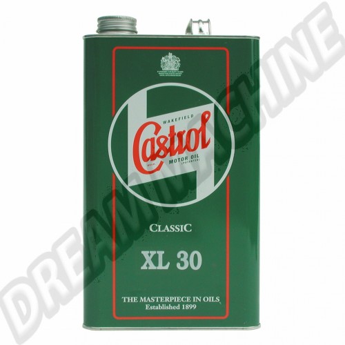 Castrol Classic huile XL30 le bidon de 5L ZCA115002 Sur www.dream-machine.fr
