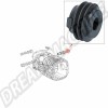 Soufflet fourchette en caoutchouc, VW Transporter T25, gaine de protection tringlerie de commande, qualité d'origine VW, modèles 4 ou 5 vitesses, boîte automatique exclue, référence 020301261A.