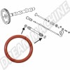 Joint de Tube, Enveloppe, 25.1 mm, Moteurs Type 4, 1.7-2.0L, VW Transporter, Porsche 914, Fabriqué en Allemagne, 021109349A, 021 109 349 A