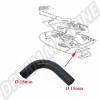 Durite d'eau universelle, 9cm de long, Ø 16mm, pour VW BUS/TRANSPORTER T3 de 1982 à 1992. Référence : 025121058H et 025-121-058-H.