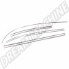 Kit, Baguette, Inox, Poli, VW, Coccinelle, 1302/1303, Berline, Cabriolet, Tour de Caisse, Capot Avant, 111898111F-Inox, 111 898 111 F-Inox