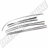 Kit, Baguette, Acier Inoxydable, VW, Coccinelle, 10/52-07/62, Tour de Caisse, Capot Avant, 111898111A, 111 898 111 A