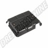 Couvre batterie en métal laqué noir pour VW Coccinelle et Porsche 356 jusqu'à 1955. Références : 111915405A et 111-915-405-A.