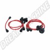 Faisceau de bougies  fils d'allumage en cuivre standard pour Volkswagen Rouge 7mm 111998031Bbbt