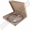 Kit de ligne de frein, Porsche 911, 1 circuit, système de freinage, sans assistance de freinage, 9 lignes, référence EQ698002.