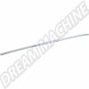 Jonc finition porte coulissante, 253843196A, Volkswagen Bus combiT2 T3, 8.67-7.92, Blanc Nuage 581, esthétique, protection, installation.