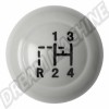 Pommeau de levier de vitesse gris filetage 10mm