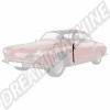 Joint Pilier Porte Gauche Karmann Ghia 141831711A, 141 831 711A