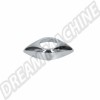 Cache Rétroviseur Karmann Ghia, 141857537, Chromé, Post-08/65
