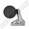 Loquet/ verrou de déflecteur côté passager chrome et noir cox cabriolet a partir de 08/67
