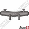 Échappement sport avec double sortie de 60 mm pour Porsche 911/930 2.0, 2.3, 2.2 (01/63-11/90). Référence : 1620610700, 92.515DUAL.