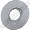 Disque de frein avant de haute qualité de la marque ZIMMERMANN. Dimensions : 282x13 mm, non ventilé. Convient au modèle Porsche 911 2.0 fabriqué entre janvier 1963 et février 1972. Revêtement en zinc pour une protection contre la corrosion. Réf. 901351401