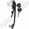 Achetez la poignée de porte avant gauche pour Volkswagen Golf 1 et 2 (1974-1984). Couleur : noir. Matériaux en plastique. Référence : 191837205A, 191-837-205A.