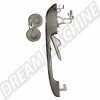 Achetez la poignée de porte avant gauche pour Volkswagen Golf 1 et 2 (1974-1984). Couleur : noir. Matériaux en plastique. Référence : 191837205A, 191-837-205A.