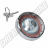 Bouchon de réservoir d'essence verrouillable pour Volkswagen, compatible avec col de remplissage de 70mm  top qualité inox 343201551C 343 201 551 C