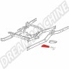 Cornière, Renfort, Milieu Chassis, Côté Conducteur, Volkswagen, Combi, 1967-1979, 211703119B, 211 703 119 B