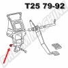 Butée caoutchouc de porte VW Bay Window, Transporter T3/T25, T4 pick-up 211843749