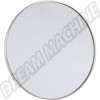 Rétroviseur extérieur rond en aluminium poli - Volkswagen Combi - Gauche ou droit - Diamètre 120mm - Vendu à l'unité - Combi Europe 1955-1967 et Kombi Brésil jusqu'à 1975