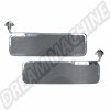 Pare-soleil, Deluxe, Aluminium, Gris, Volkswagen, Combi, Kombi, Brésil, Fixation, 3 Vis, Chromé, Marron, 22185755G, 221 857 55 G