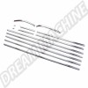 Kit de Baguettes de Caisse, Aluminium Deluxe, Combi 72-79, Embellissement, Installation Facile, Clips Inclus, Authenticité