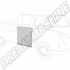 Tôle de réparation latérale basse droite pour Volkswagen Split Double Cabine jusqu'à 1967