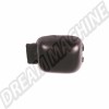 Coquille noire de poignée de porte intérieure pour Volkswagen 1964-1979, protège contre l'usure et la saleté. Références : 31183724701C, 311.837.247.01C.