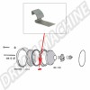 311941125A, 311 941 125 A, clip de phare, 181, Combi Bay Window, Type 3, 1967-1973, VW