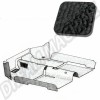 Kit Moquette Noir 9 Pièces pour Volkswagen Coccinelle 1200/1300 (08/72+)
