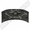Capot Long T4, 7D1823033A, 7D1-823-033-A, Transporter T4, Multivan, Caravelle, California.