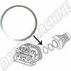Cales haut de cylindre, Cales en acier, Moteur Type 1, Moteur Type 3, Moteur CT/CZ, Référence produit 311101387A, 311101387A.