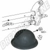 utée de Suspension Supérieure, Combi T2, 8/1967-7/1979, Élastomère, Position à la barre de torsion, Essieu avant supérieur, 211401253.
