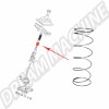 Ressort de compression, VW Transporter T25, boîte non Syncro, modèles 1.6-2.1 (incl. D), référence 823711199.