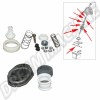 Kit réparation levier de vitesses, VW Transporter T25, tringlerie, jeu excessif, référence 251798116A.