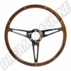 Volant SSP en bois acajou 380mm avec branches polies et tulipées 5cm AC400110 Sur www.dream-machine.fr