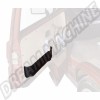 Kit de Rangement Court avec Porte-gobelets pour Portes Avant, Noir, Paire : Compatible avec T2 Bay 1968-1979 et Transporter T25 1980-1992