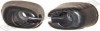 Clips de Pare-soleil Noirs pour Volkswagen Coccinelle, Karmann-Ghia, et Combi Bay Window - 08/1964 ->07/1979