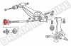 Silentbloc Intérieur Suspension VW Transporter T25 T3