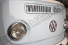 Grilles de phare avant, style vintage, maille, acier inoxydable, calibre plus épais, poli, chromé, Type 3, Baywindow, Coccinelle, Fastback, Notchback, Squareback, 181, Trekker, installation facile, instructions de montage. Référence: AAC004.