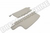 Pare-soleil, Vinyl Blanc Cassé, VW Coccinelle, Berline, Cabriolet, 08/67, 08/72, 0044230, 00 4423 0.