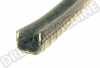 Coulisseau tour vitre porte, kit glace, Cox 10/1952+, Combi 8/1967-7/1979, Type 3, 1850 mm, 15 mm, 16 mm, référence 111837439DUG.