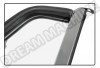241837602 Déflecteur complet droit avec cadre en inox Combi de 8.1967 -> 7.1979