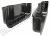 Kit de Rangement Court avec Porte-gobelets pour Portes Avant, Noir, Paire : Compatible avec T2 Bay 1968-1979 et Transporter T25 1980-1992