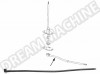 Tringlerie de Vitesse pour Coccinelle et Karmann Ghia Type 14 de 1955 à 1964, Réf 1117111155D