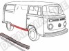 Bas de caisse central pour rail de porte Combi 68--->>79 211809584A Sur www.dream-machine.fr