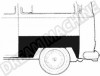 Section de réparation, arches de roue arrière gauche, Combi Bus T2, 8.70-7.79, Hauteur 530mm, 211809167D, 211 809 167 D.