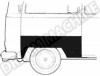 Section de réparation, arches de roue arrière droite, Combi Bus T2, 8.70-7.79, 211809168D, 211 809 168 D.