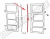 Mécanisme de Porte Battante avec Tiges de Verrouillage, Réf: 211841705B