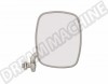 Rétroviseur Droit, Volkswagen Combi, 8/1967-7/1979, Bras Chromé, Inox Poli, Jonc Plastique Gris,211857514Finox